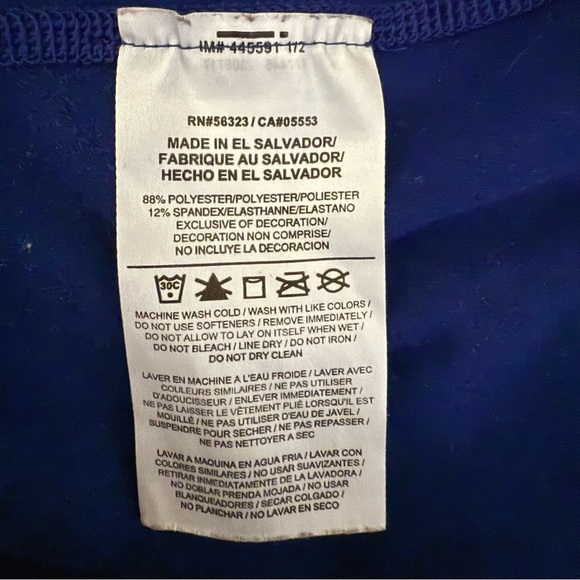 Women's Blue Nike Hoodie Sweater. Used. XL. Dri-Fit. Thumb holes. - Picture 4 of 9